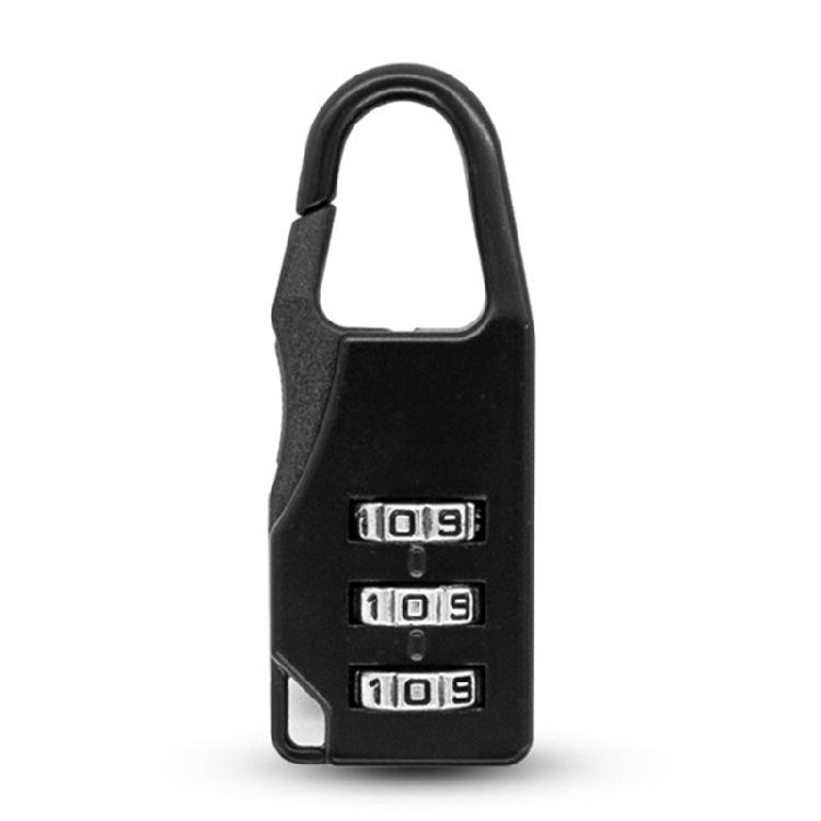 

3 Digit Combination Padlock Mini Lock for School Gym Home Tool Box and Storage чорний