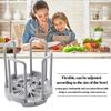 Kitchen Folding Bowl Shelf Retractable Plastic Draining Dish Storage Rack