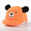 Polyester Baby Baseball Cap Cute Bear Sun Protection Hat Anti-UV Peaked Hats  Spring Summer