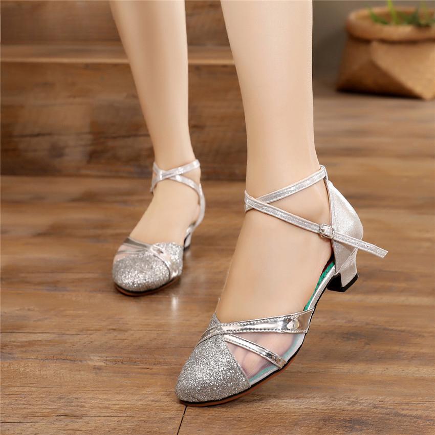 Shoes for Woman Hot Selling Women's Professional Dancing Shoes Ballroom Dance Latin Shoes Heels for Ladies Sandalias De Mujer