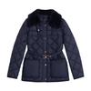 Rongtai M Home White Goose Down Metal Saddle Belt Down Jacket Women's Autumn and Winter Rhombus Fashion Jacket