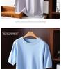 Men's Plus Size Knit Short Sleeve Round Neck Pullover Top