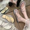 Fairy wind one-word non-slip slippers summer wear cool slippers