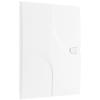 Porte blanche pour tableau électrique 2 rangées