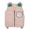 Kids Explorer Vest with Hat Breathable Multi Pocket Gear Loops Role Play Lightweight Kids Safari Vest