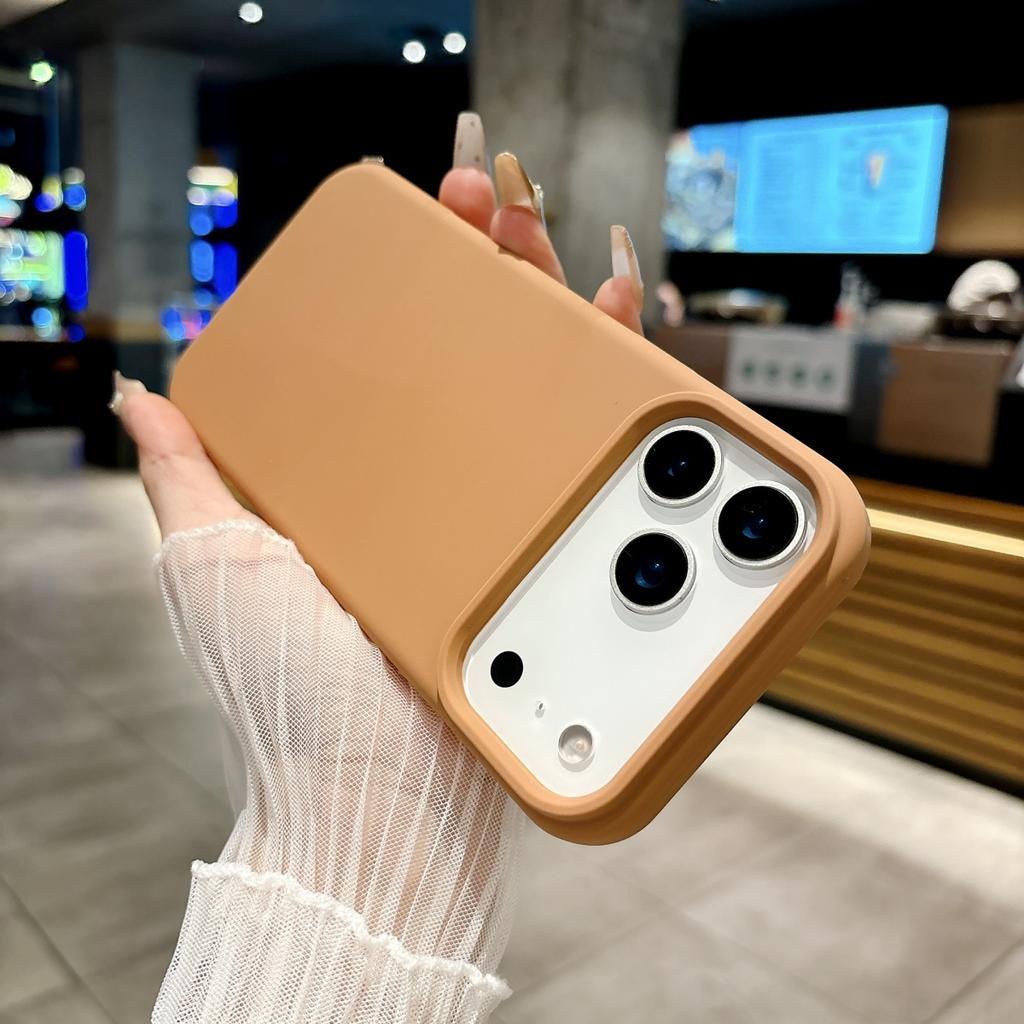 Official Liquid Silicone Fluorescence Candy Color Phone Case For iPhone 17 Air Pro Max Original Colorful Shockproof Bumper Cover