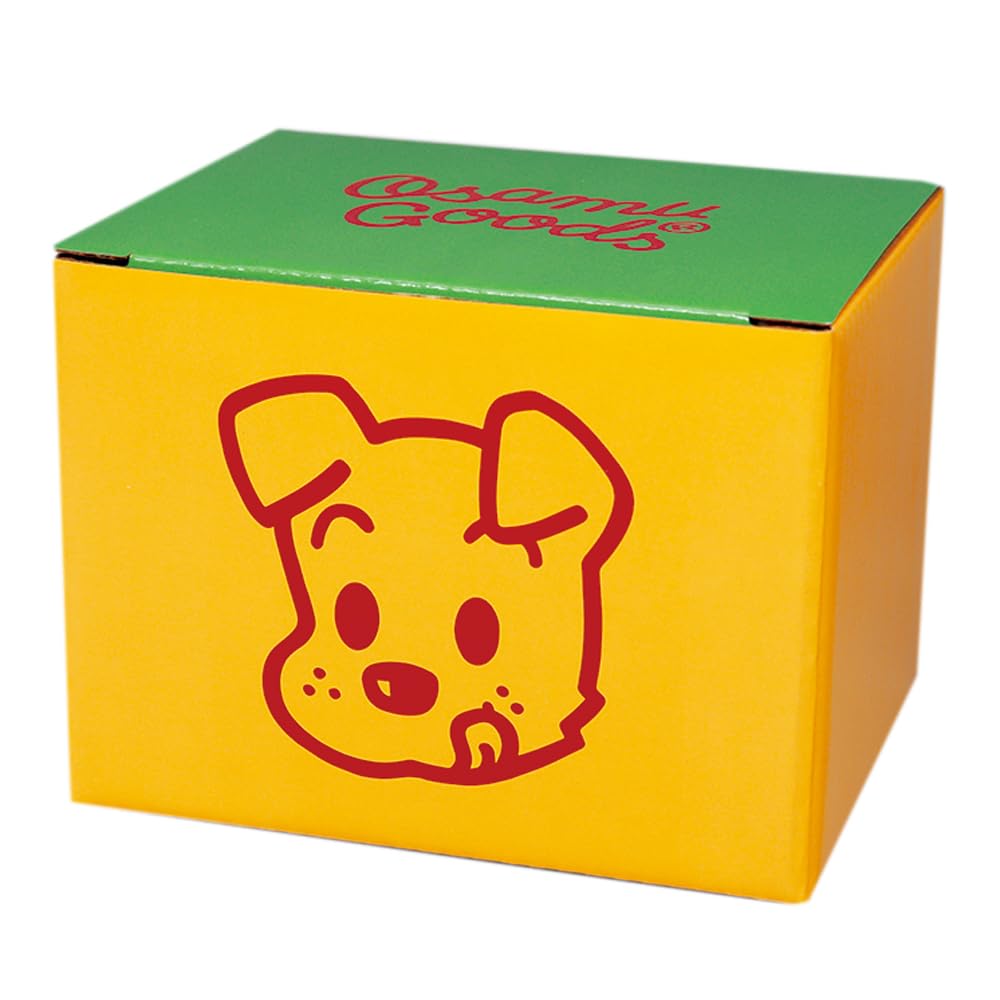 OSAMU GOODS Mug Manufactured by Onishi Masaru Handle, DOG/YE Color, OGA-1813,