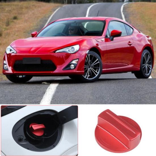 

Red Gas Door Cover Fuel Tank Oil Cap Trim For Toyota 86/Subaru BRZ 2012-24