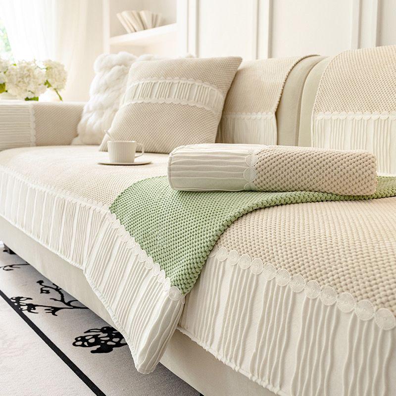 

Новый французский кремовый диван-подушка Four Seasons Universal Cover Cloth Sofa Cushion Cover 70*70