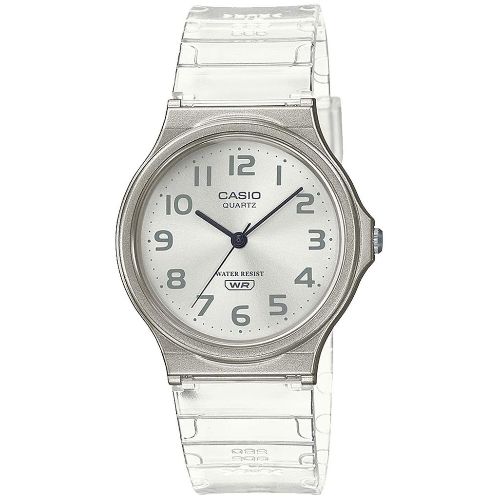 Casio wristwatch Collection MQ-24S-7BJF unisex clear white