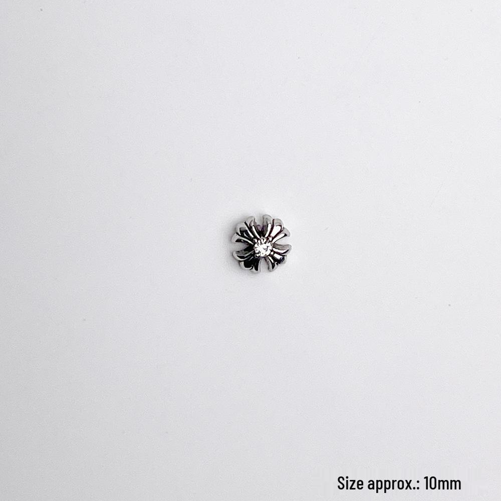 Decor Floare Sabot Aliaj Retro Stras - Catarame DIY High-End