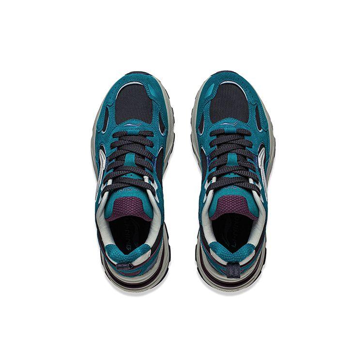 Lining Beichen Thick Sole Height Increasing Non Slip Wear Resistant Low Top Casual Shoes Men Casual Shoes Deep-Spruce-Green Phantom-Black AGCT425-4