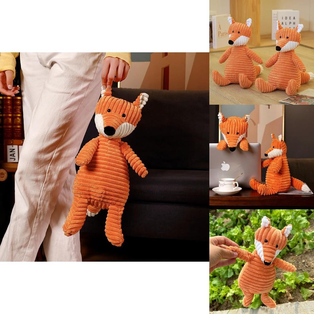 Cute Orange Fox Plush Toy For Girls Perfect Birthday Gift Soft And Huggable 15cm/33cm/42cm/65cm