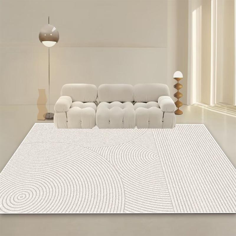 Modern Cream Style Carpet Living Room Minimalism Decoration Sofa Large Area Rugs Bedroom Bedside Tables Washable Non-slip Mats