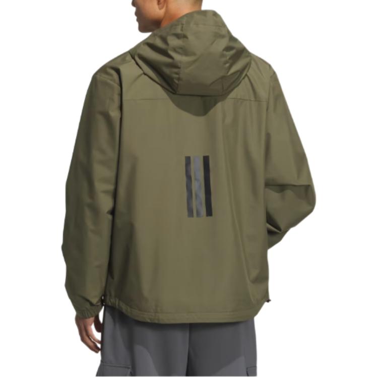 adidas Value Range Woven Jacket With Hood And Zipper Long Sleeve Men Jackets KA9311