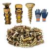 Sada krátkých hmoždinek 6×14 mm pro montáž do zdi, pro opravu pantů skříněk a obnovu závitů