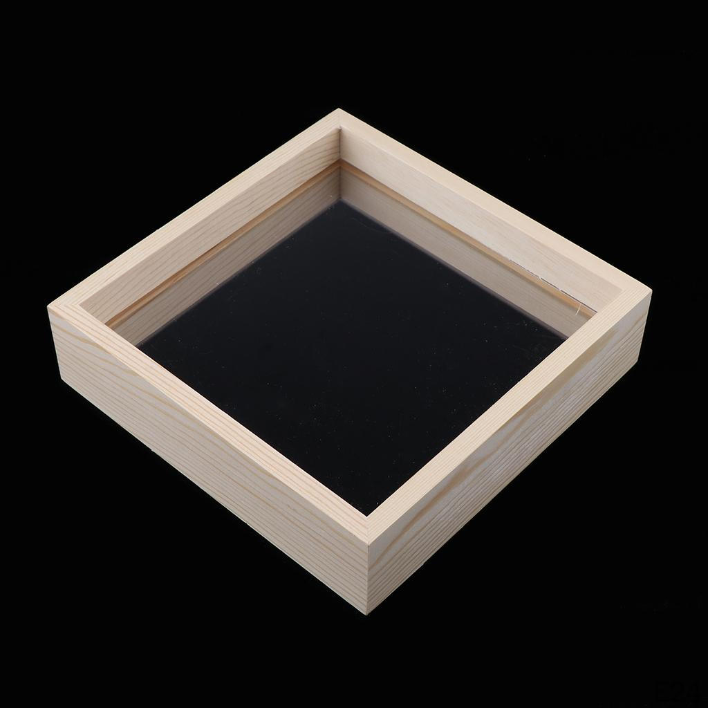 Clear Wooden Glass Picture