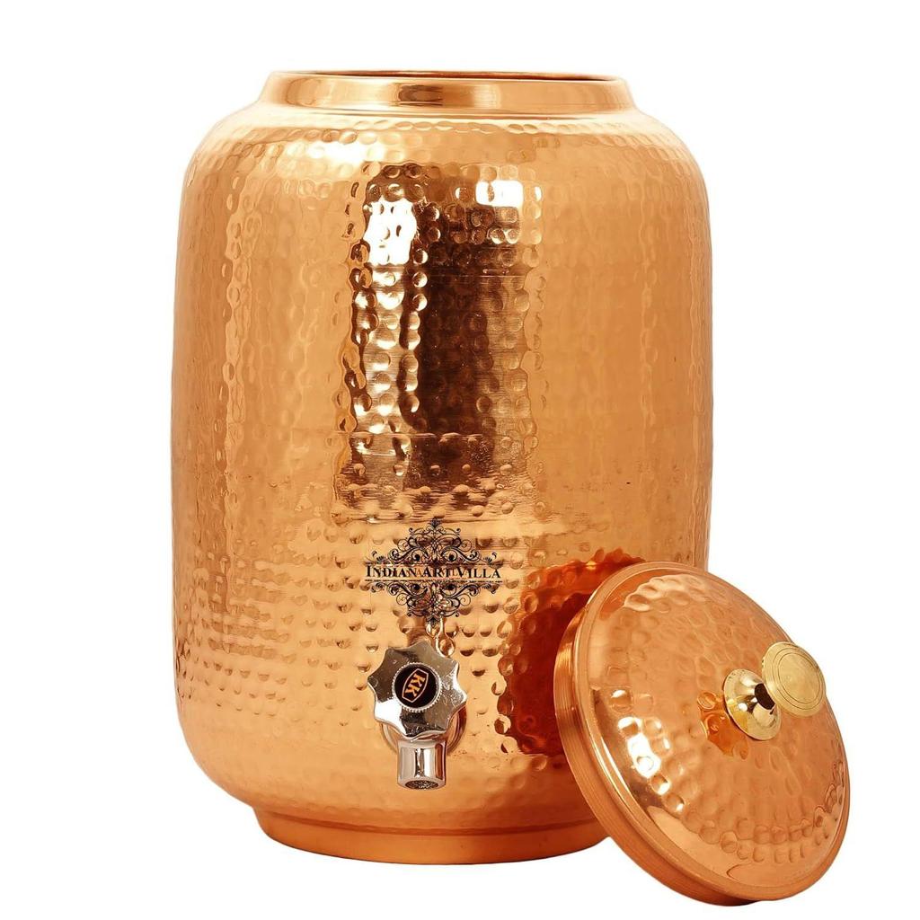 Behållare för kopparvattendispenser, Förvaring & Köksredskap, Hälsofördelar, 12 liter.