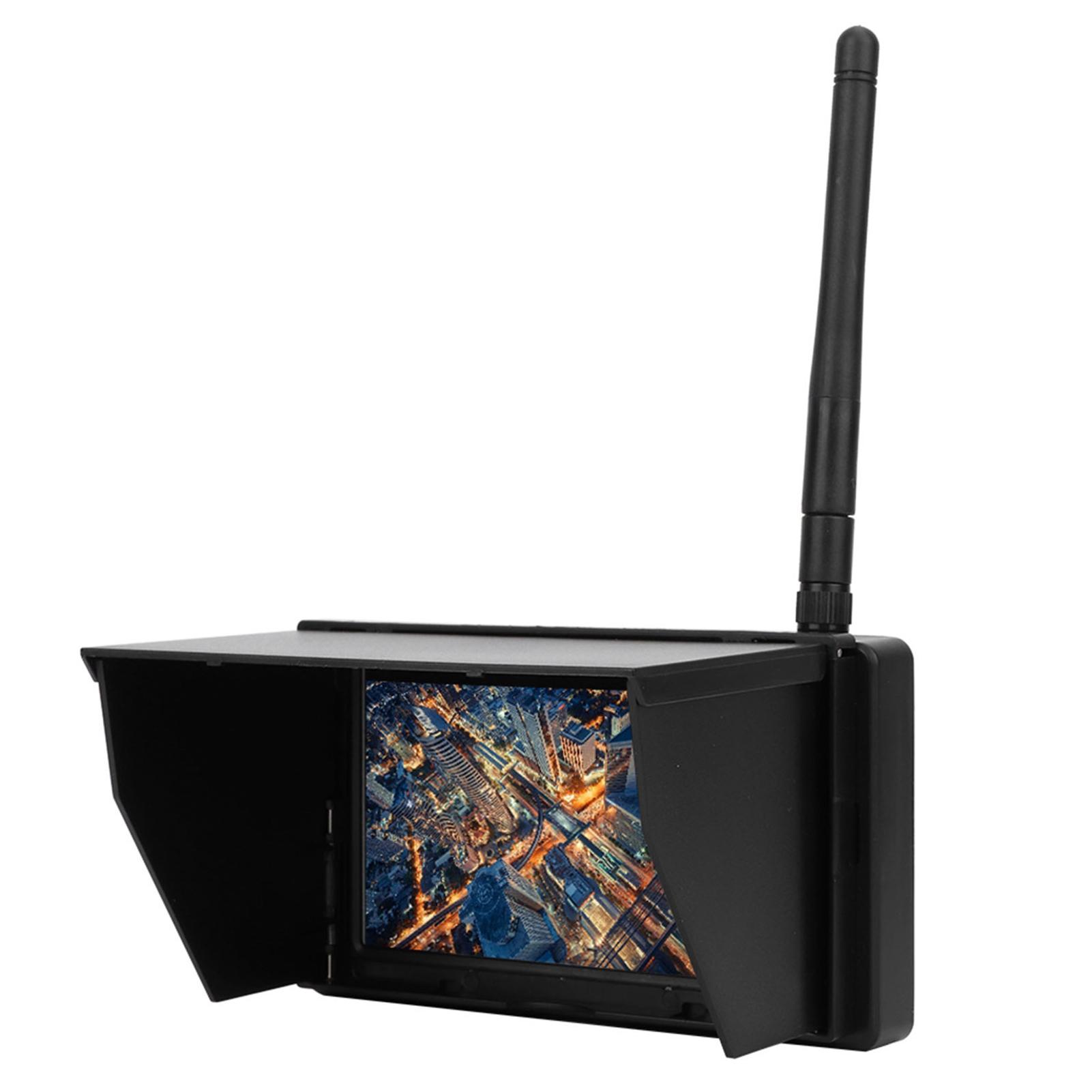 

5.8G FPV Монитор 4.3 Дюйма 48Кан. 480 X 272 ЖК-дисплей Беспроводной Приемник Монитор Встроенная Батарея