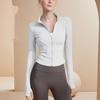 Stand-up Collar Yoga Clothes Jacket Women's Running Sports Fitness Clothes Long-sleeved Sunscreen Quick-drying Clothes Yoga Tops