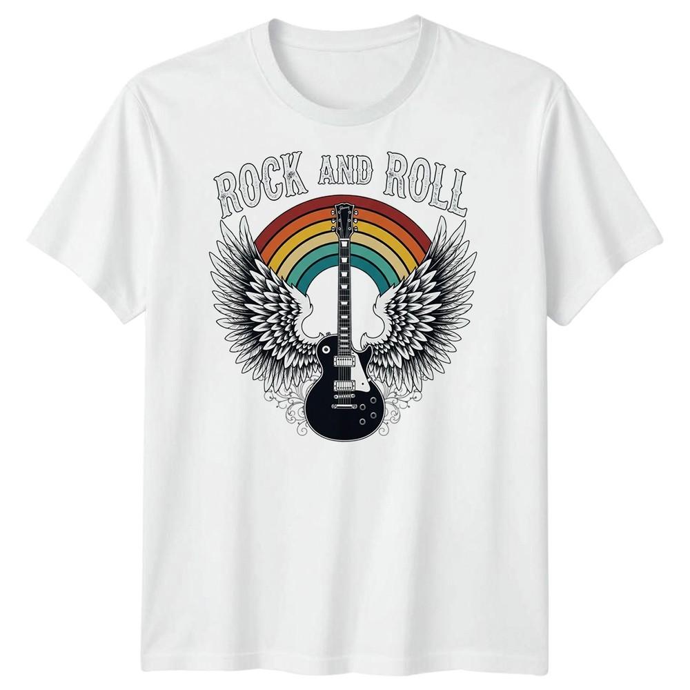 Guitar Heaven Rock N Roll Music Heavy Metal Unisexs Tshirt Tee Top