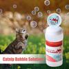 120ml Bolhas de Sabão de Erva-de-Gato Óleo Essencial de Erva-de-Gato Spray Brinquedos Interativos Seguros Inofensivos Bolhas Divertidas Brinquedos Interativos para Animais de Estimação