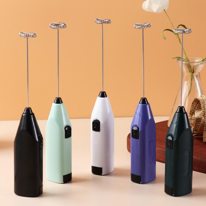 Spumator de lapte portabil fără fir și bătător de ouă - Mini spumator electric de frișcă pentru copt