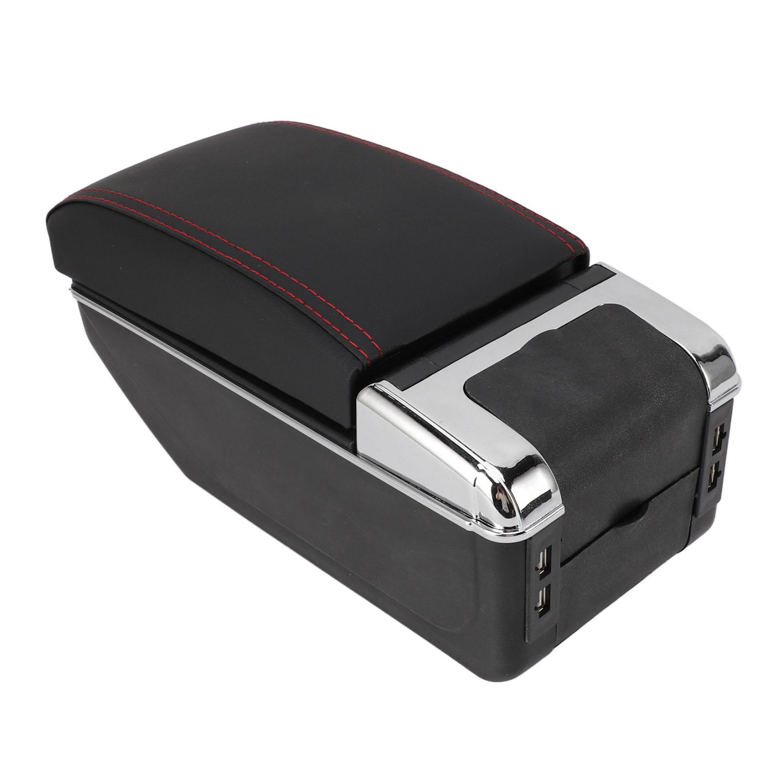 

Бокс для хранения в центральном подлокотнике, многофункциональный, двухслойный, с регулируемой шириной, органайзер для хранения в подлокотнике