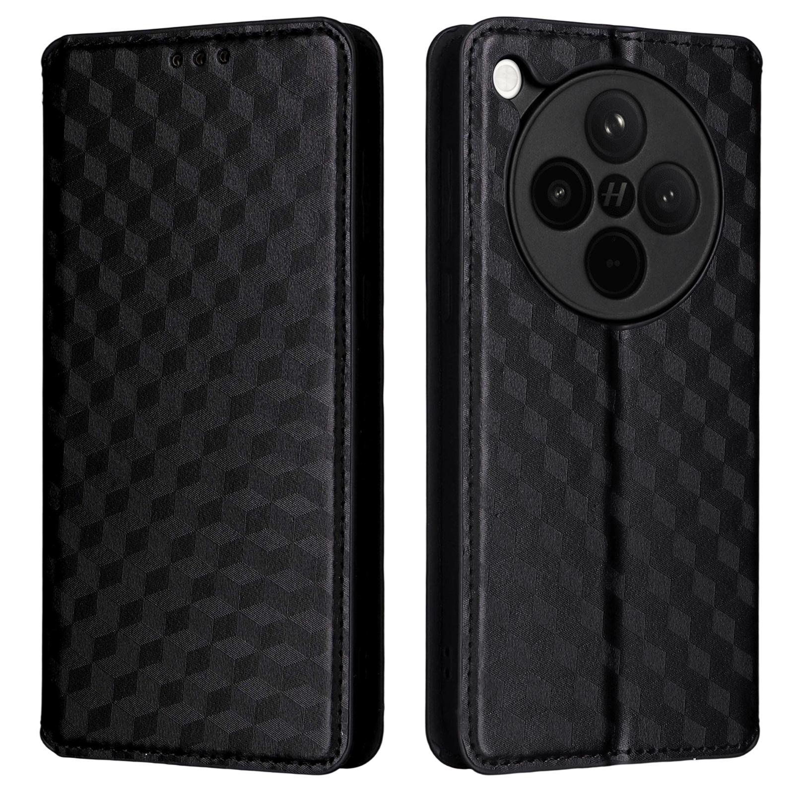 

For Oppo Find X8s+ 5G Case Wallet Rhombus Imprinted Leather Phone Cover C