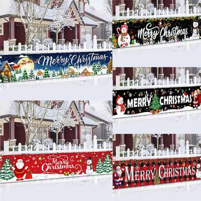 Christmas Outdoor Banner Merry Christmas Decorations For Home 2026 Outdoor Decor Xmas Navidad Noel Natal Happy New Year 2026