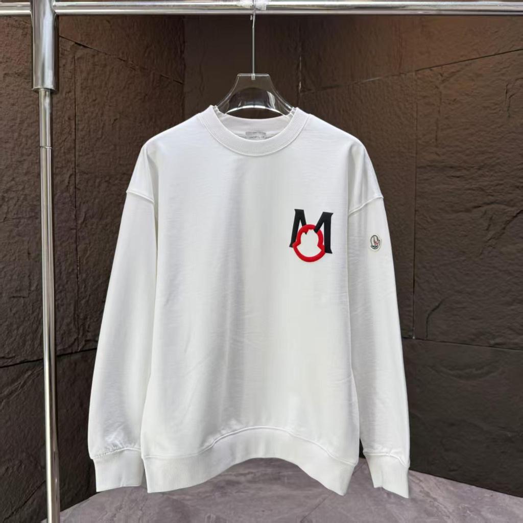 Meng Family Autumn/Winter Couple Hoodie with Badge Embroidery - Casual Breathable Round Neck Top