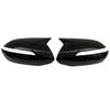 2PCS Car Rearview Side Mirror Cover Wing Cap For Kia Sportage KX5 2011 2012 2013 2014 2015 Glossy Black/Carbon Look Mirror Caps