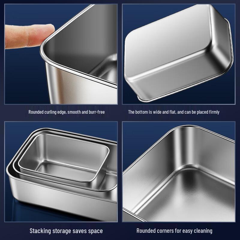 Stainless Steel Food Storage Container Set