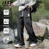 JEEP SPIRIT Men's Outdoor Casual Straight-Leg Pants