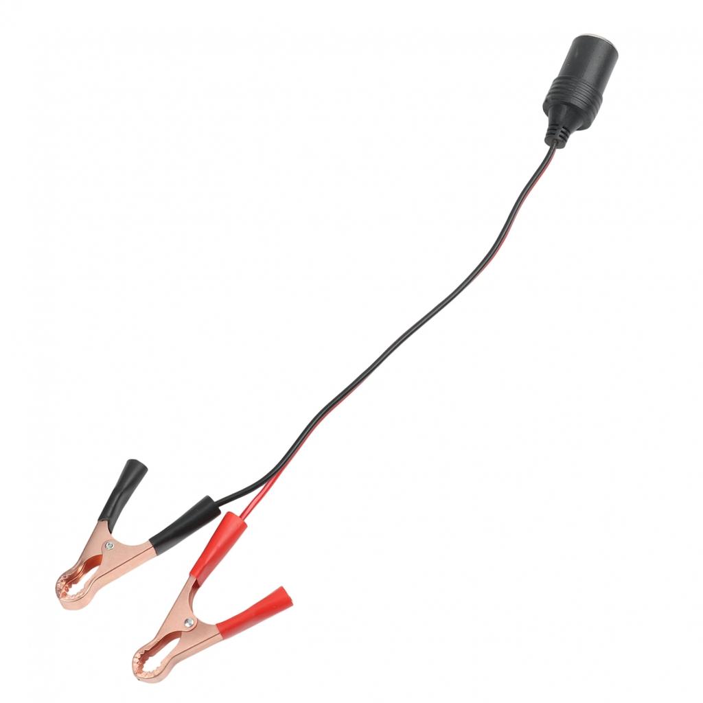 12V Battery Clamp 50A Car Adapter Crocodile Clips Copper-Plated Clips