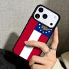 Capa Case for iPhone 17 Air 16 Pro Max 15 Plus 11 13 Mini 14 12 Back Phone Cover Georgia Flag soft