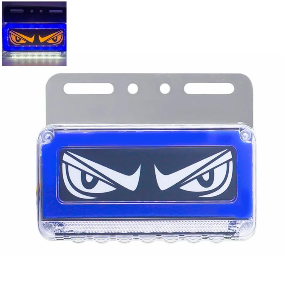 Креативный светодиодный габаритный огонь для прицепа грузовика 24 В, Дьявольские глаза, Прямоугольный светодиодный габаритный огонь Дьявольские глаза для грузовика, Декор для автомобиля