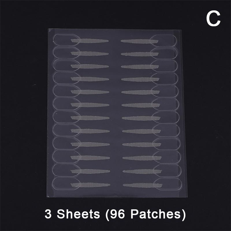 96/160/320 Patches Double Eyelid Stickers With Handle Auxiliary Positioning Natural Invisible Long-Lasting Shaping Big Eyes