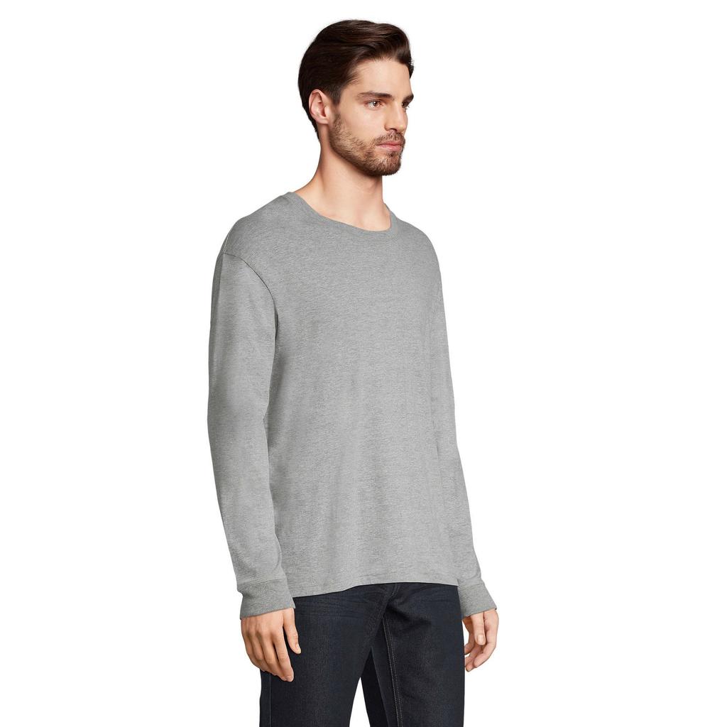 SOLS Unisex Adult Pioneer Melange Long-Sleeved T-Shirt