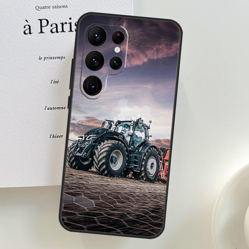 Pouzdro na telefon Samsung Galaxy S26 Ultra S25 S24 S23 S21 S22 Ultra S10 S20 Plus S25 FE s motivem zemědělského traktoru