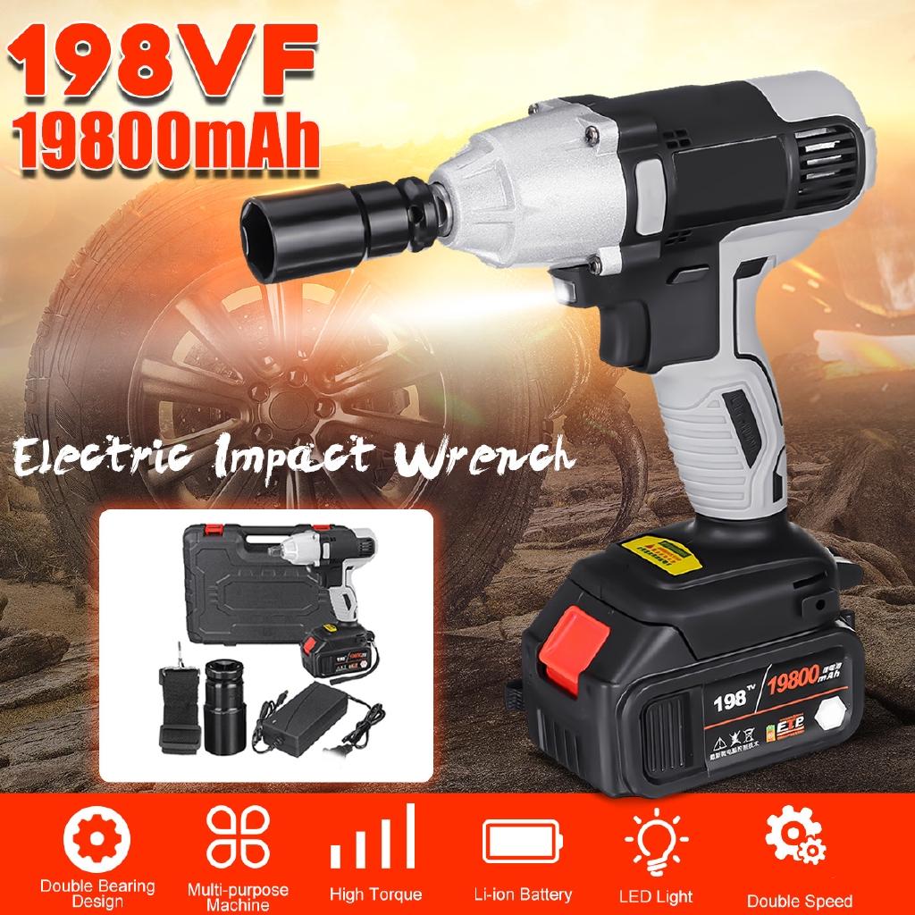 198VF Multifunctional Infinitely Variable SpeedImpact Impact Wrench 25cm X 18cm X 10.5cm X 7.5cm