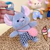 Cartoon Cute Big-Eared Mouse Plush Doll Keychain Bag Pendant Girlfriend Bag Pendant Store Grab Doll