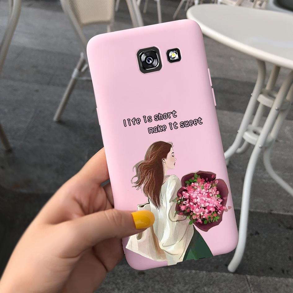 A5 2016 Case For Samsung Galaxy A5 2017 Cover A520 SM-A520F Popular Flower Shockproof Bumper For Samsung A5 2016 A510 Soft Funda