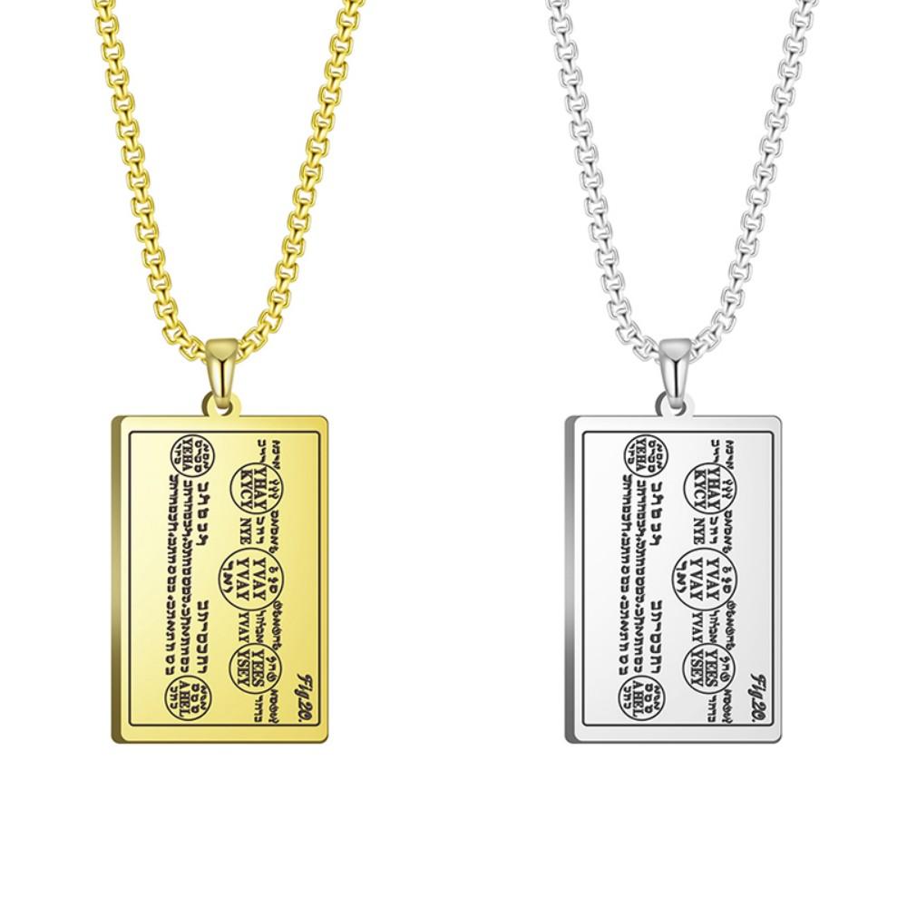 The First Seal 6th and 7th Books of Moses Necklaces Mystery Wicca Amulet of Greatest Fortune and Long Life Jewelry Gifts
