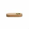Modern Oval Wooden Incense Burner, Minimalist Holder, Desktop Decor, Middle Eastern Style