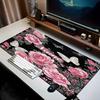1PC Custom Name Butterflies Roses Garden Mouse Pad, Keyboard and Mouse Desk Pad, for Computer Notebook  Birthday Gift For Any Room Or Office