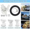 RV Toilet Valve Replacement Kit RV Water Valve Kit Leakproof RV Toilet Water Valve For RV Parts And Accessories