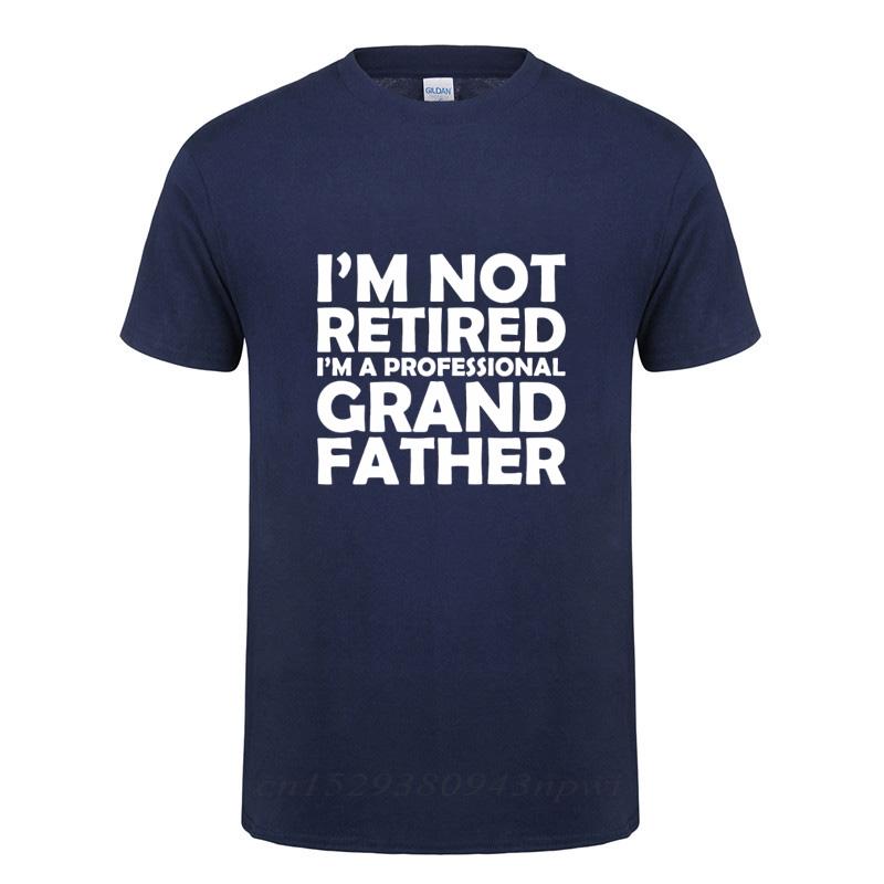 Im Not Retired Im A Professional Grandpa Cotton TShirt T Shirt Fathers Day Present Funny Birthday Gift For Grandfather