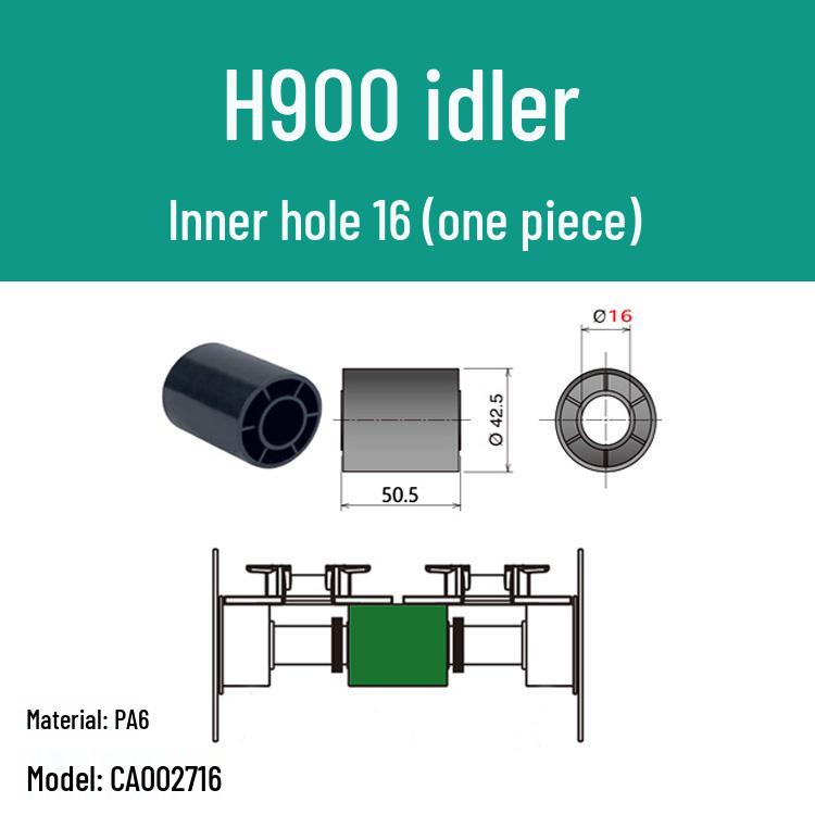 Double Row Nylon Support Wheel for Conveyor Systems