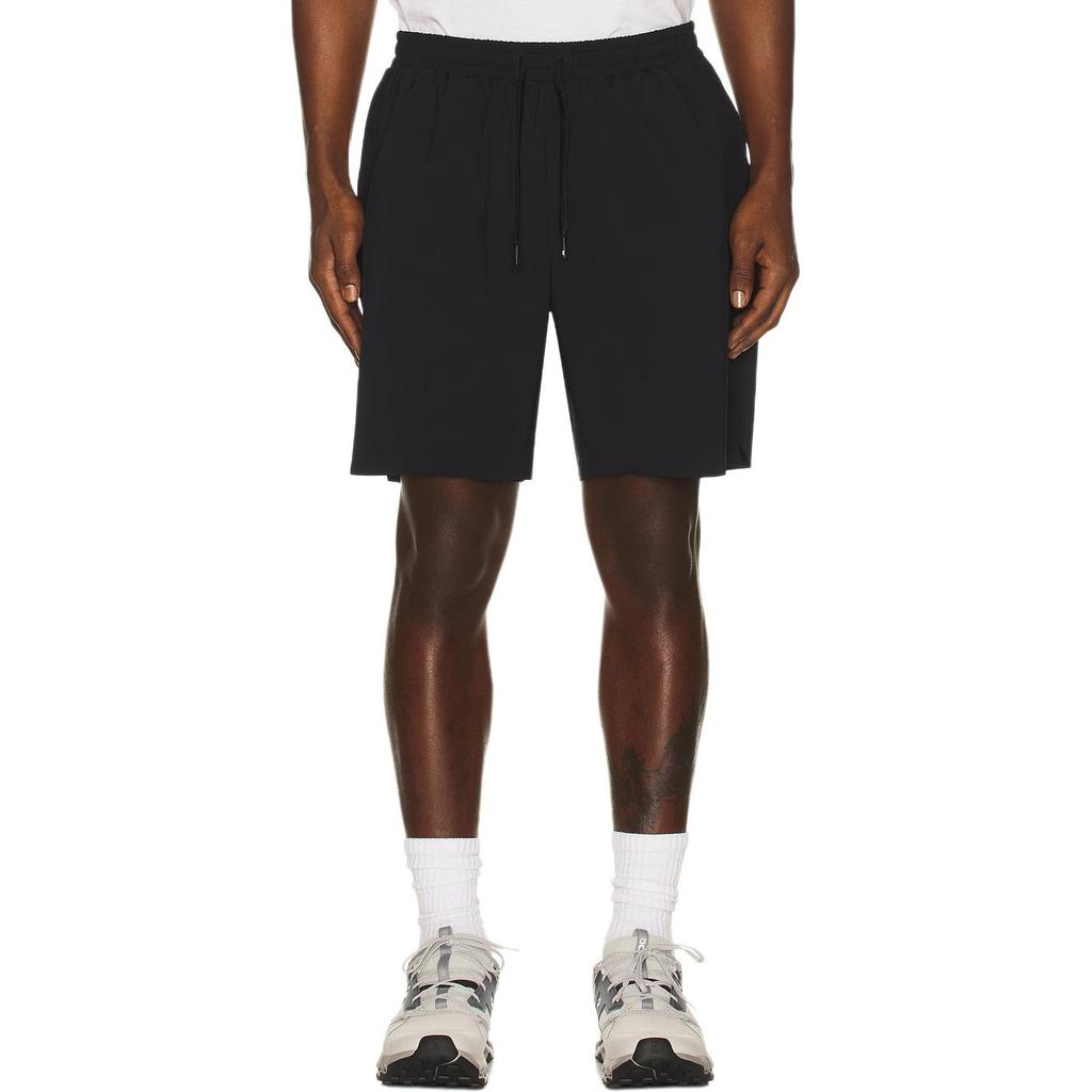 On Solid Color Mid Waist Drawstring Three Quarter Sports Shorts Men Shorts 1MG10180553